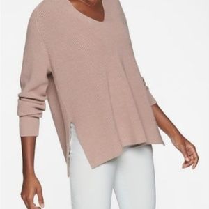 Women's Mauve Athleta Switchback Pullover Sweater